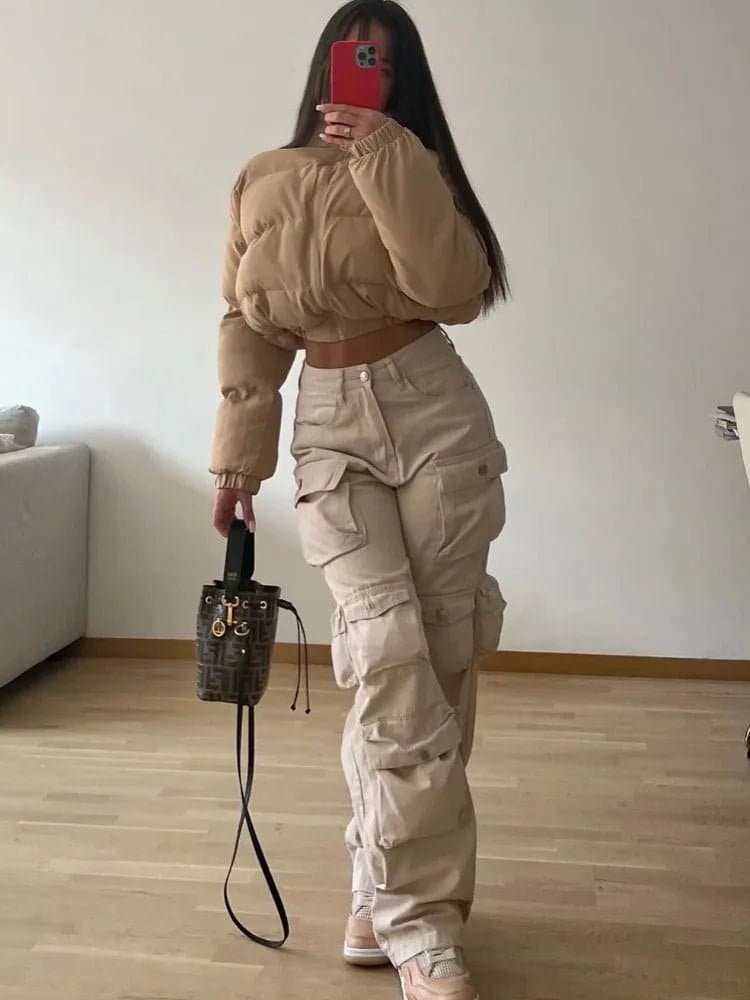 Upgrade Your Style with High Waist Cargo Pants – Wandering Woman