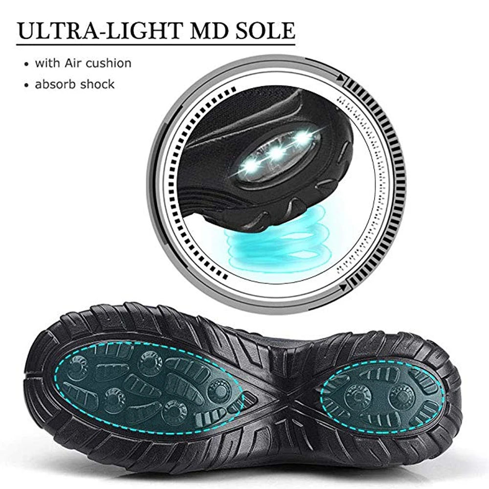 a pair of shoes with light up soles