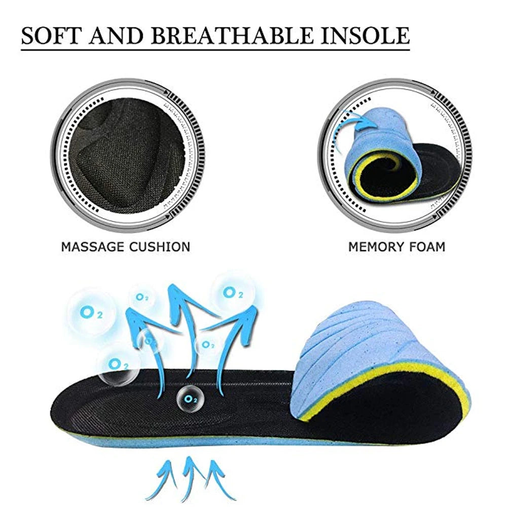 a pair of slippers with the words soft and breathable insole