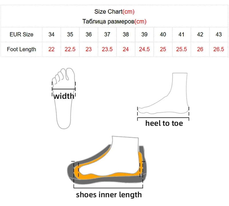 a diagram showing the height of a shoe