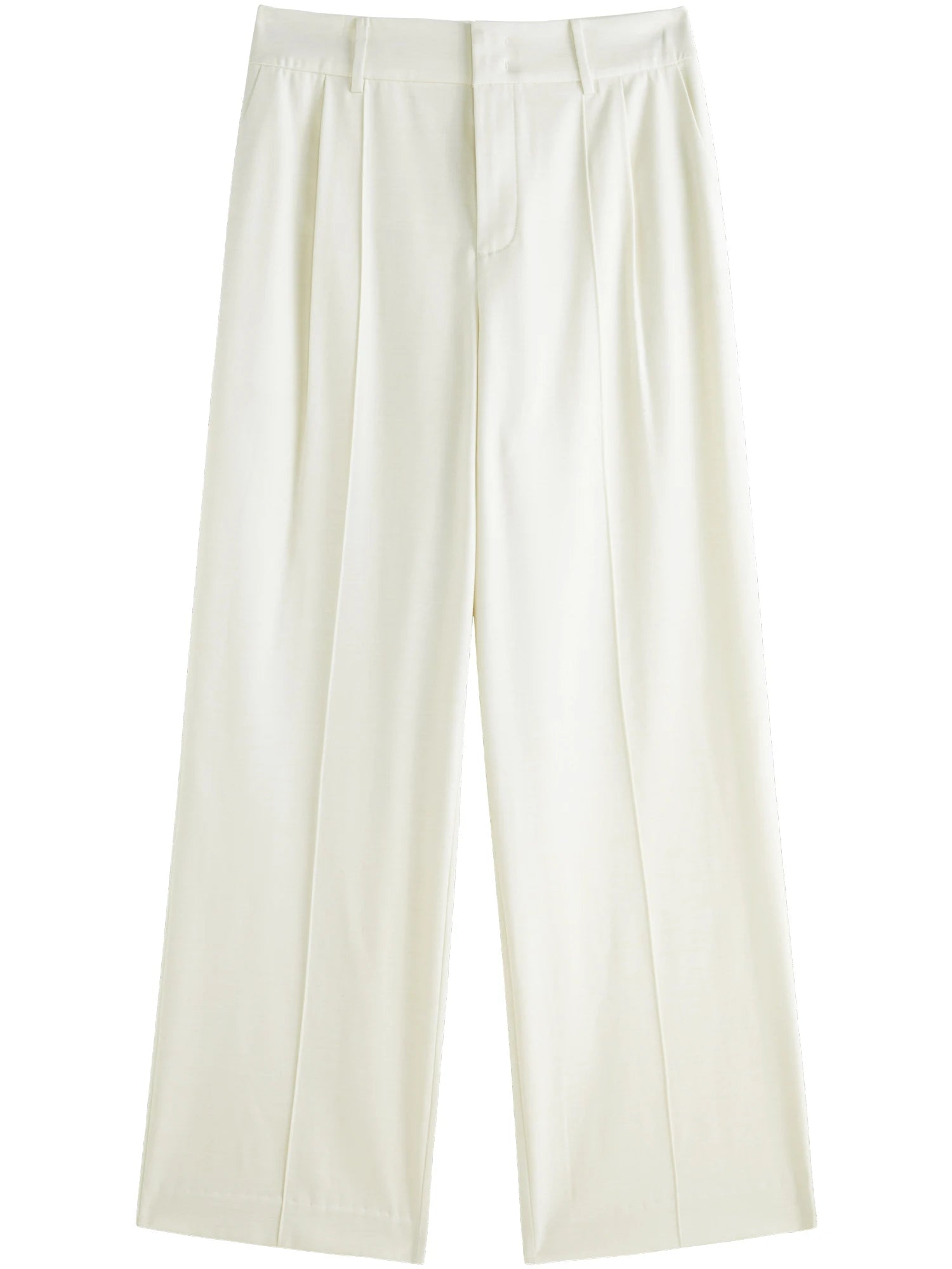 a pair of white pants on a white background