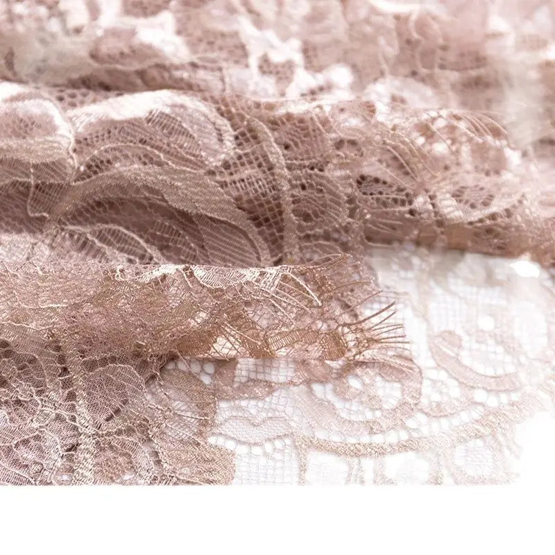 a close up of a piece of lace