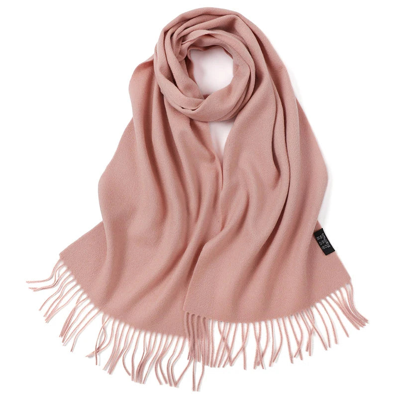 a pink scarf on a white background