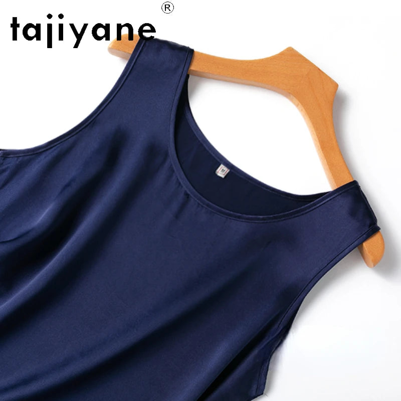 a women's tank top with a wooden hanger