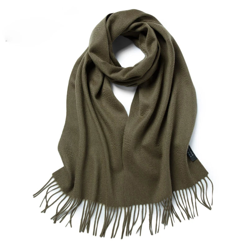 a scarf with fringes on a white background