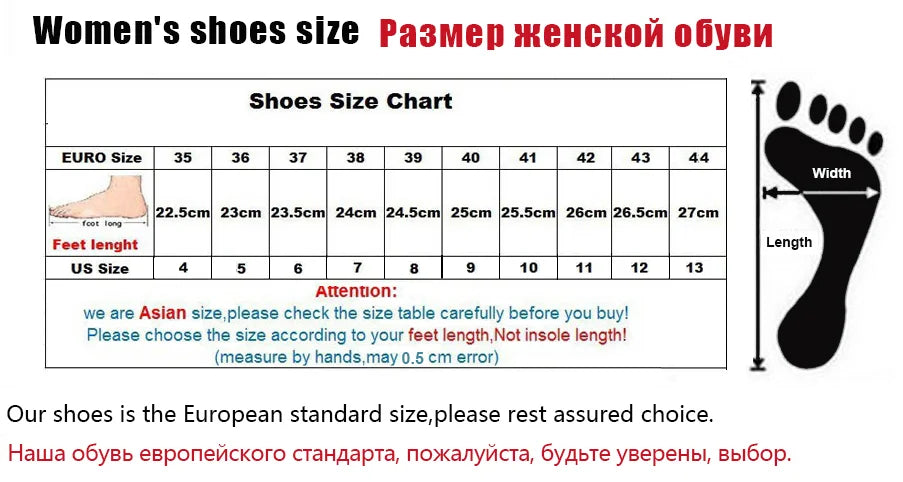 a women's shoe size chart for shoes size chart