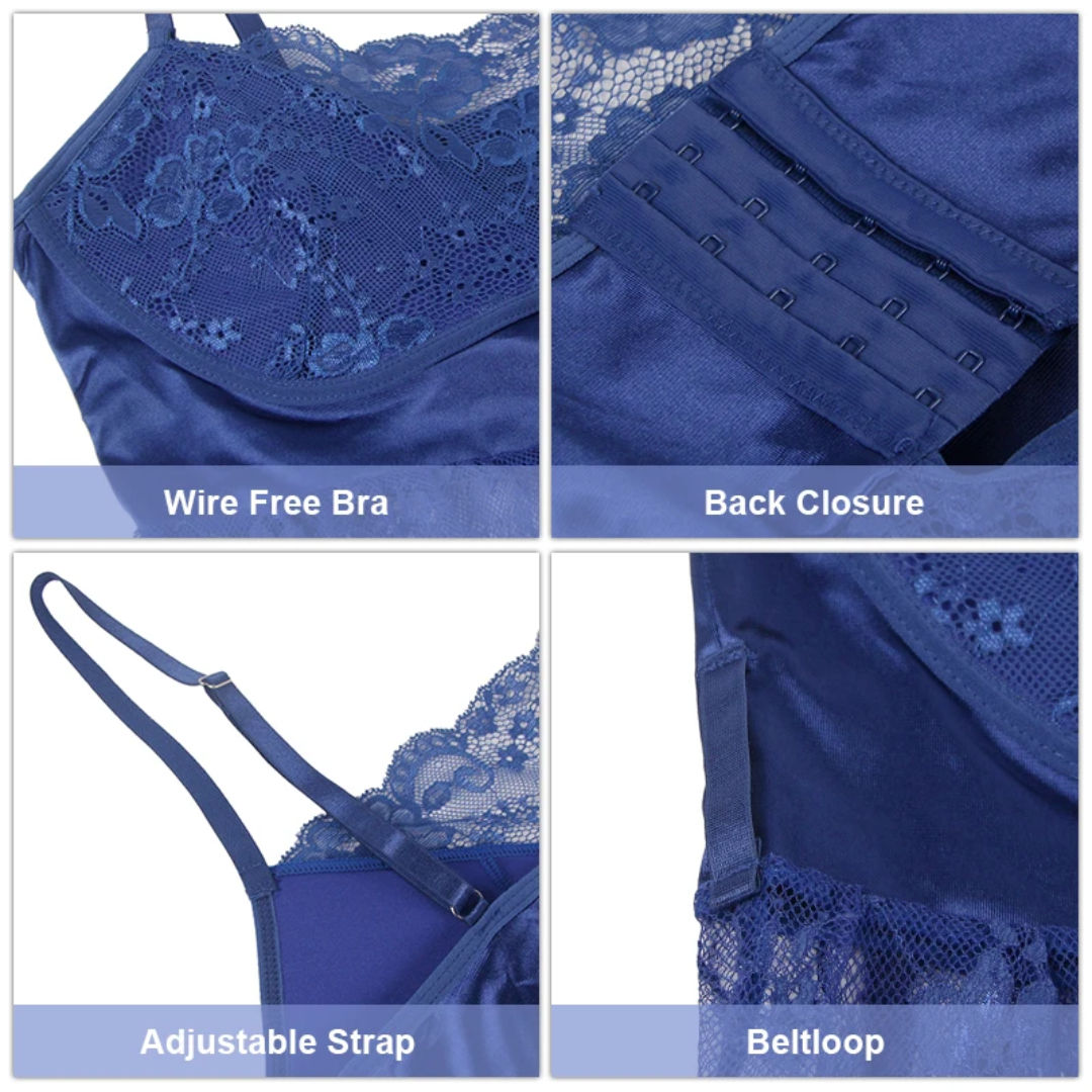 the details of a bra with lace detailing