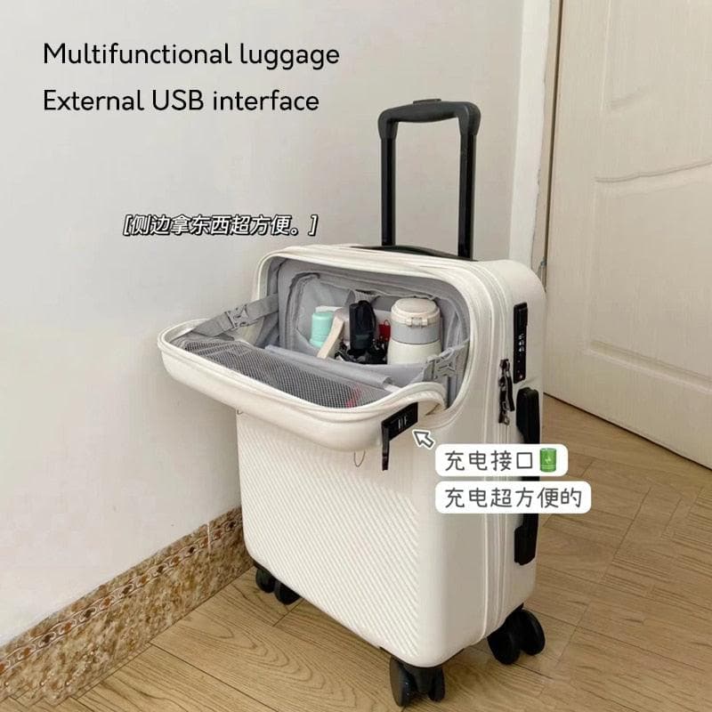 20/24 inch suitcase front opening design - Wandering Woman
