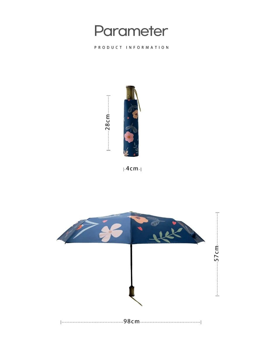 Automatic Windproof Umbrella - Wandering Woman