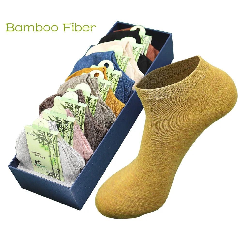 Bamboo Fiber Casual Socks 10 Pair - Wandering Woman
