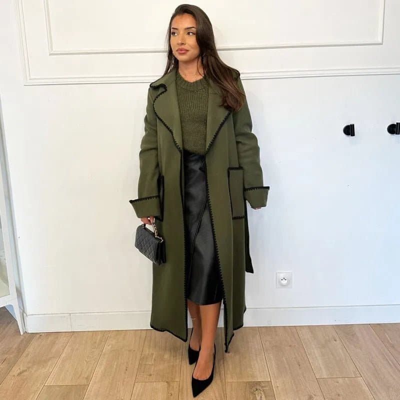 Belted Trench Coat - Wandering Woman