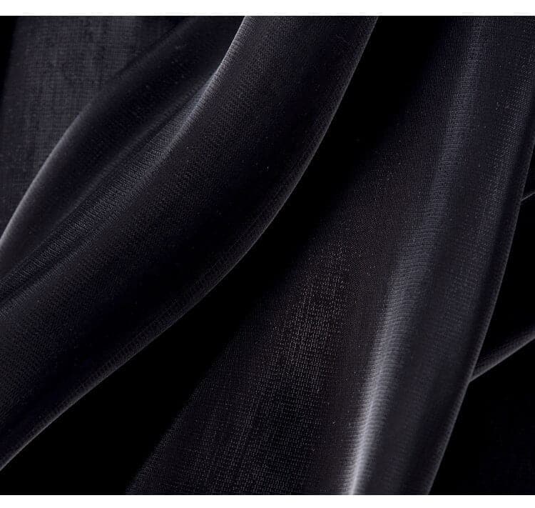 Black Organza Long Sleeve Blouse - Wandering Woman