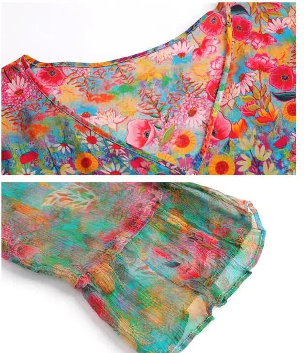 Boho Vintage Dresses Silk Summer Beach Wear That Is Sure To Get Noticed - Wandering Woman