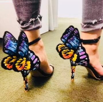 Butterfly High Heels - Wandering Woman