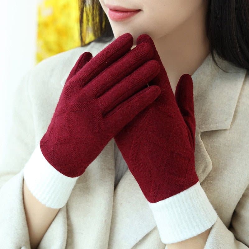 Cashmere Driving Gloves - Wandering Woman