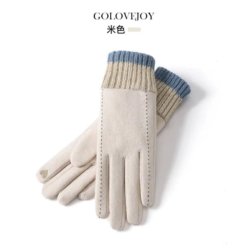 Cashmere Fleece-lined Gloves - Wandering Woman