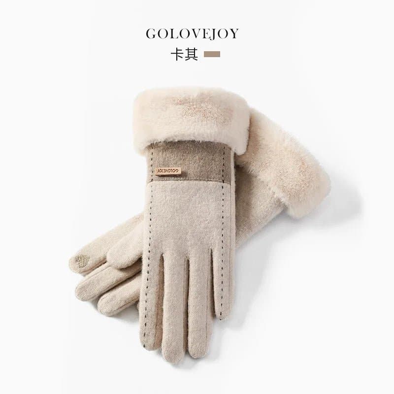 Cashmere Fleece-lined Gloves - Wandering Woman