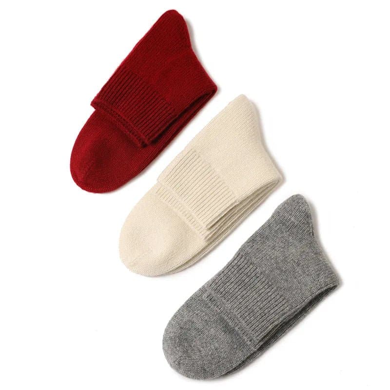Cashmere Knitted Socks - Wandering Woman