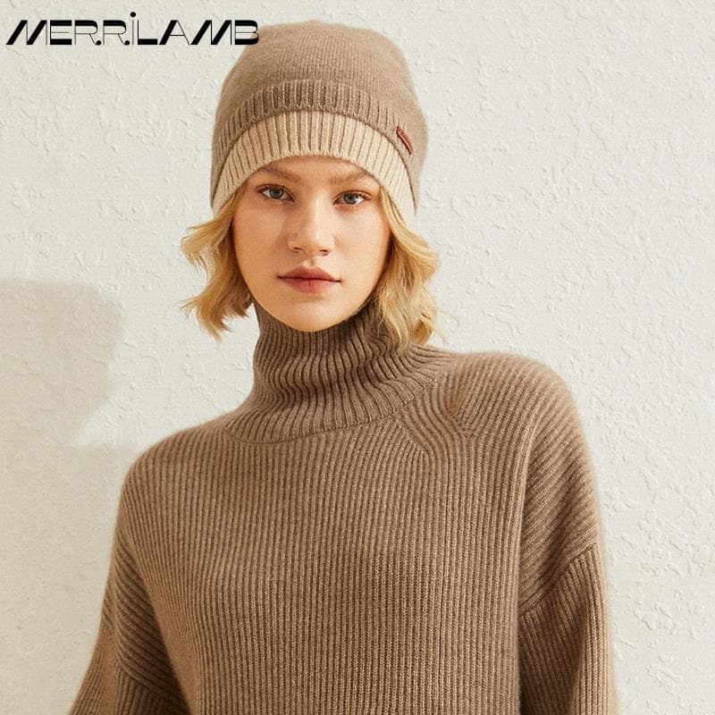 Cashmere Winter Knitted Hats - Wandering Woman