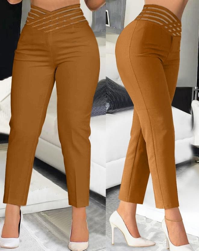 Casual High Waist Pants - Wandering Woman