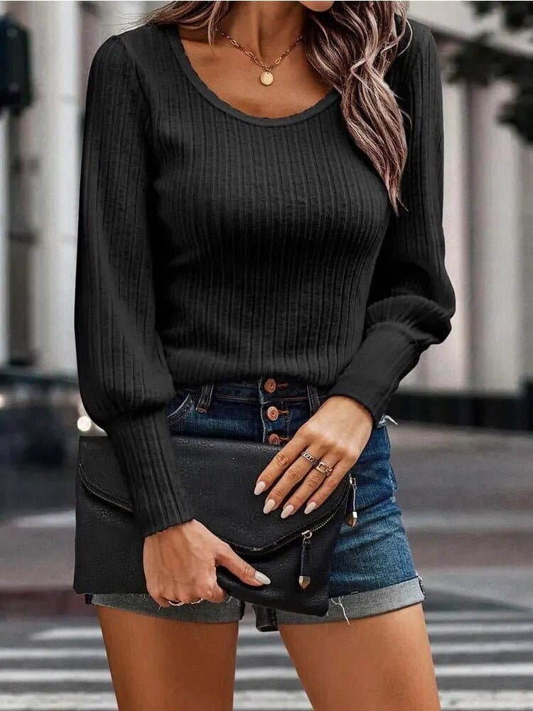 Casual Knitted Pullover Sweater - Wandering Woman
