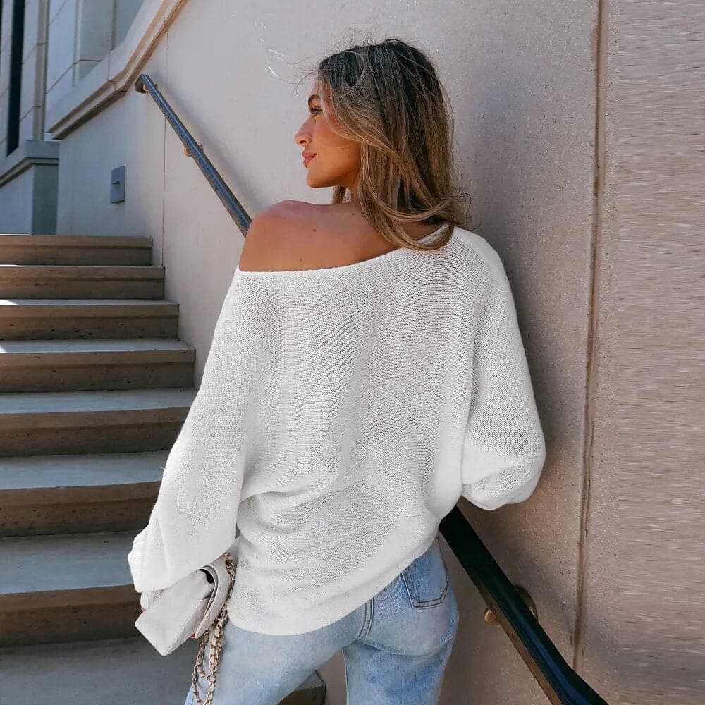 Casual Loose Knitted Top - Wandering Woman