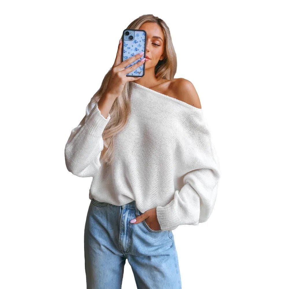 Casual Loose Knitted Top - Wandering Woman