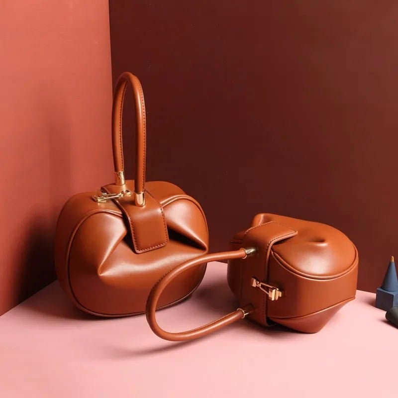 Chic Spherical Leather Handbags - Wandering Woman