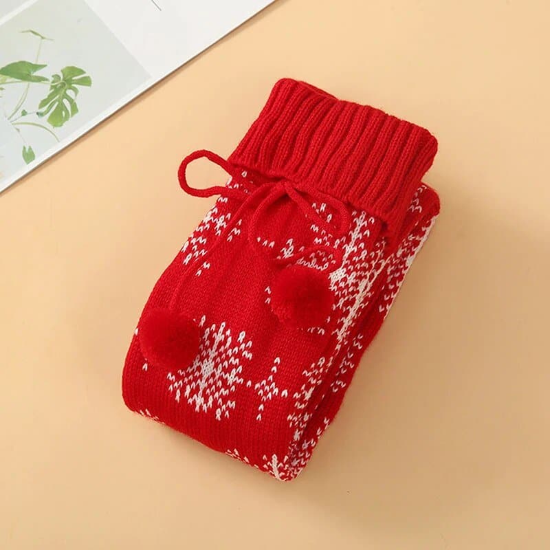 Christmas Winter Knitted Stockings - Wandering Woman