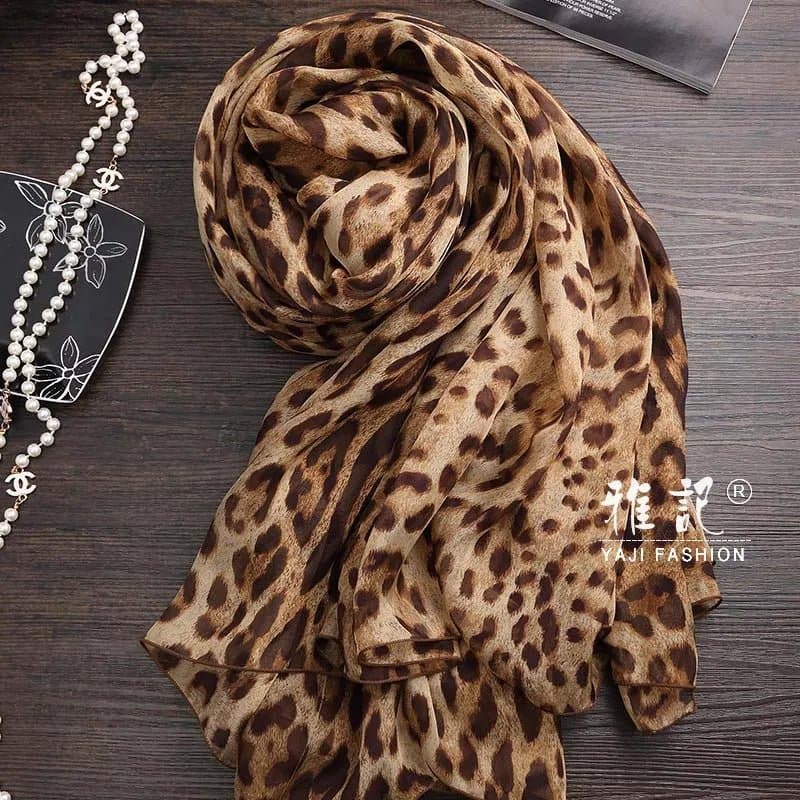 Classic Silk Scarf for Women: 100% Pure Silk, Fashionable Shawls & Wraps - Wandering Woman