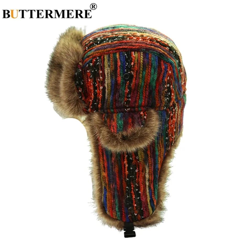 Colorful Winter Bomber Hats - Wandering Woman