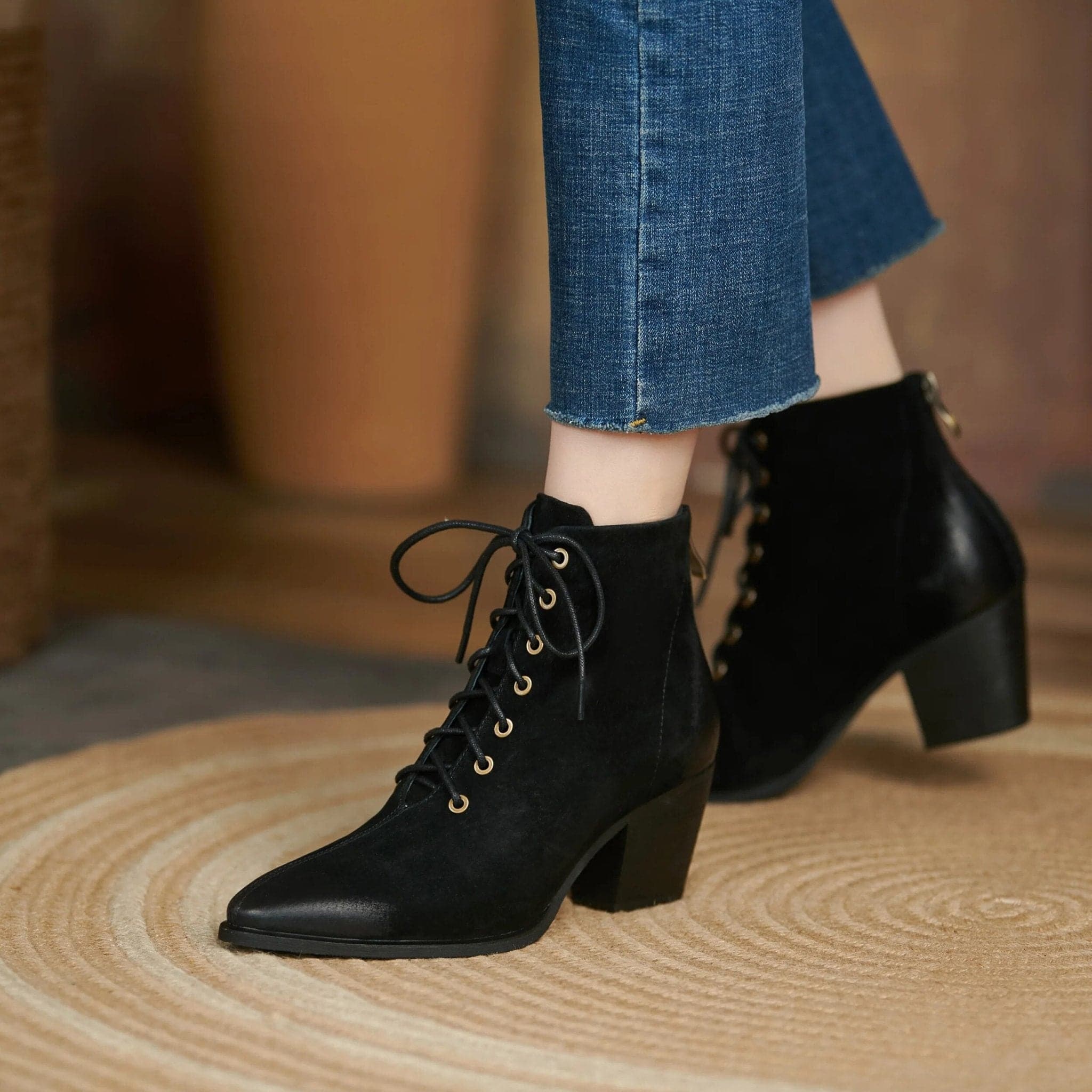 Cowgirl Ankle Boots - Wandering Woman