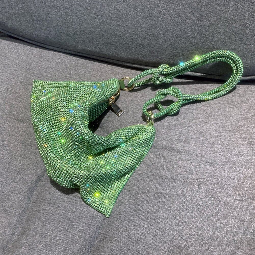 Crossbody Glitter Woven Small Handbag - Wandering Woman