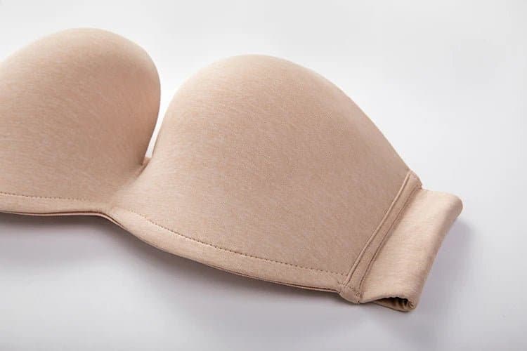 Delimira Seamless Silicone Bands Strapless Bra Plus Size - Wandering Woman