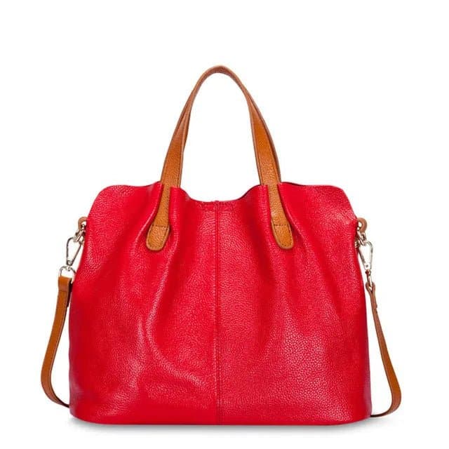 Designer Genuine Leather Soft Shoulder Crossbody Bag - Wandering Woman