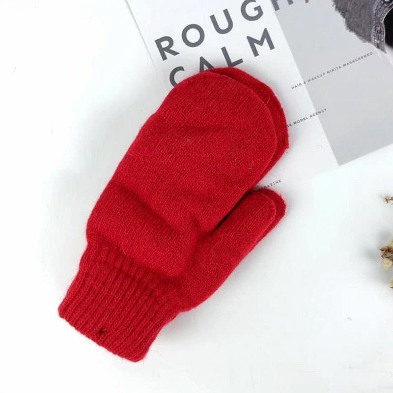 Double Layer Plush Mittens - Wandering Woman