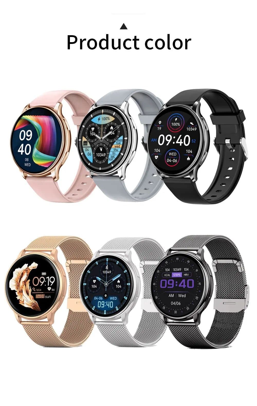 Fitness Tracker Smartwatch with Heart Rate Monitor, Sleep Tracker, and Blood Pressure Monitor - Wandering Woman