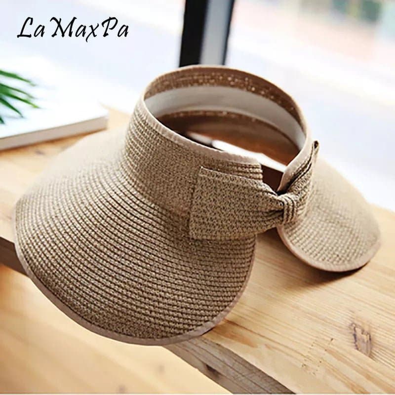 Foldable Beach Hat for Women - La MaxPa Straw Sun Protection Hat - Casual Style - Many Color Options - Wandering Woman