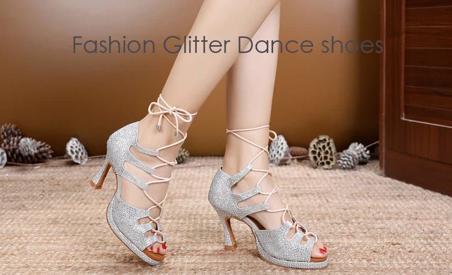 Glitter Dance Shoes - Wandering Woman