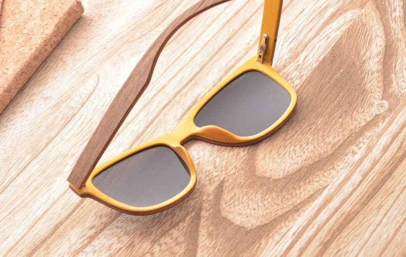 Handmade Walnut Wood Sunglasses - Wandering Woman