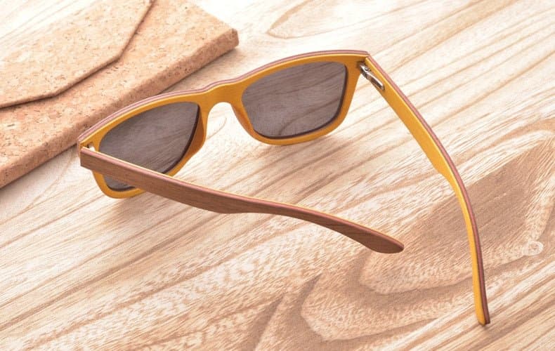 Handmade Walnut Wood Sunglasses - Wandering Woman