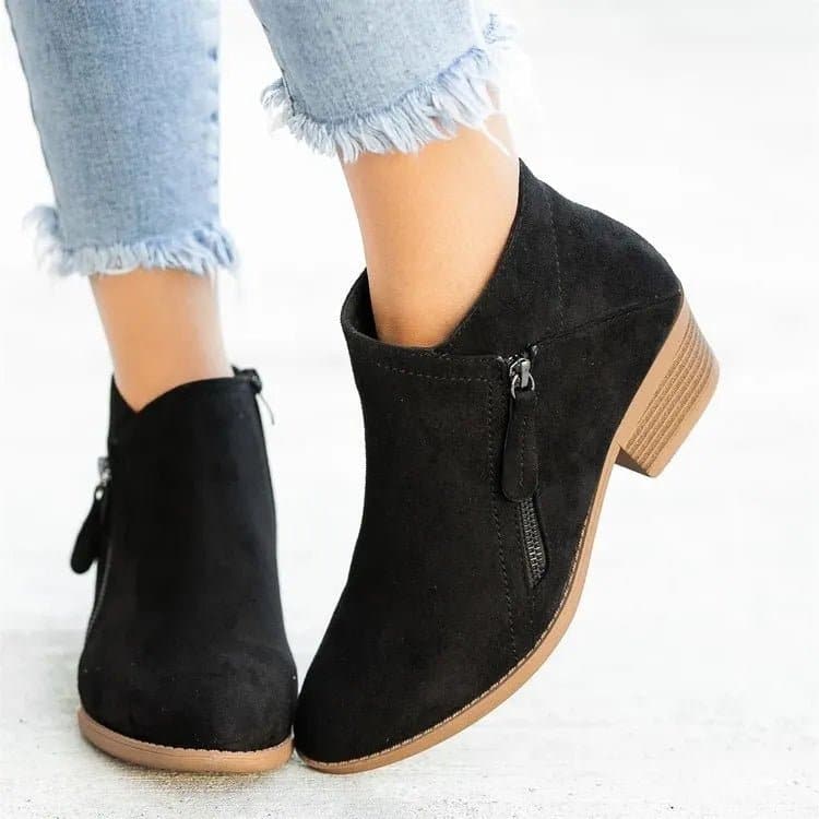 Heeled Ankle Boots - Wandering Woman