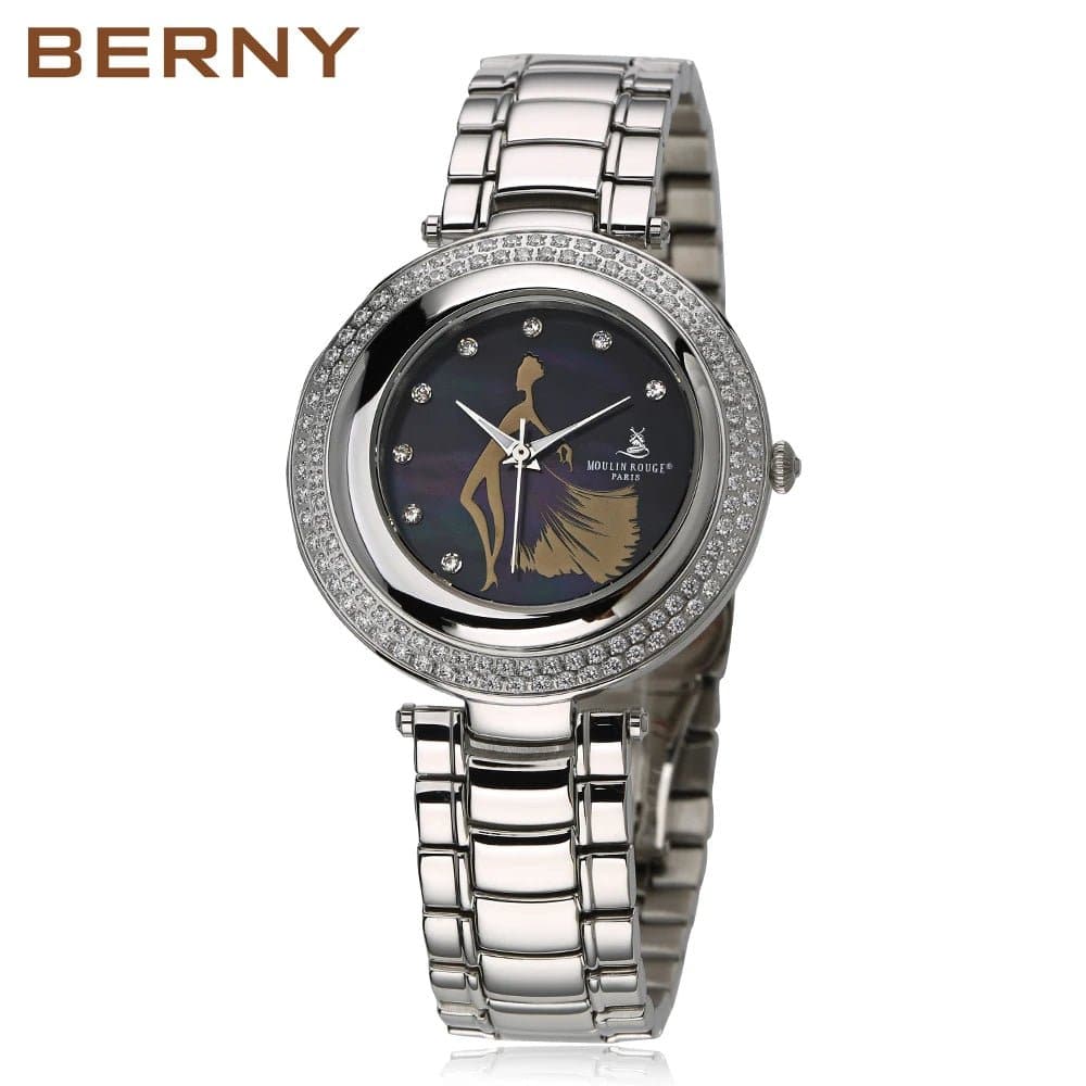 High-Quality Women's Quartz Watch with Sapphire Crystal and Stainless Steel Band - Wandering Woman