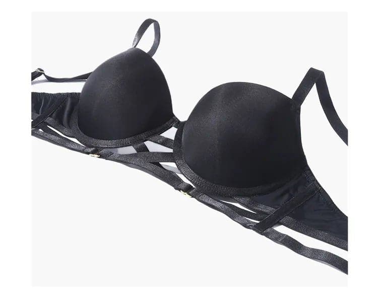 Hollow Out Bra and Underwear Set - Wandering Woman