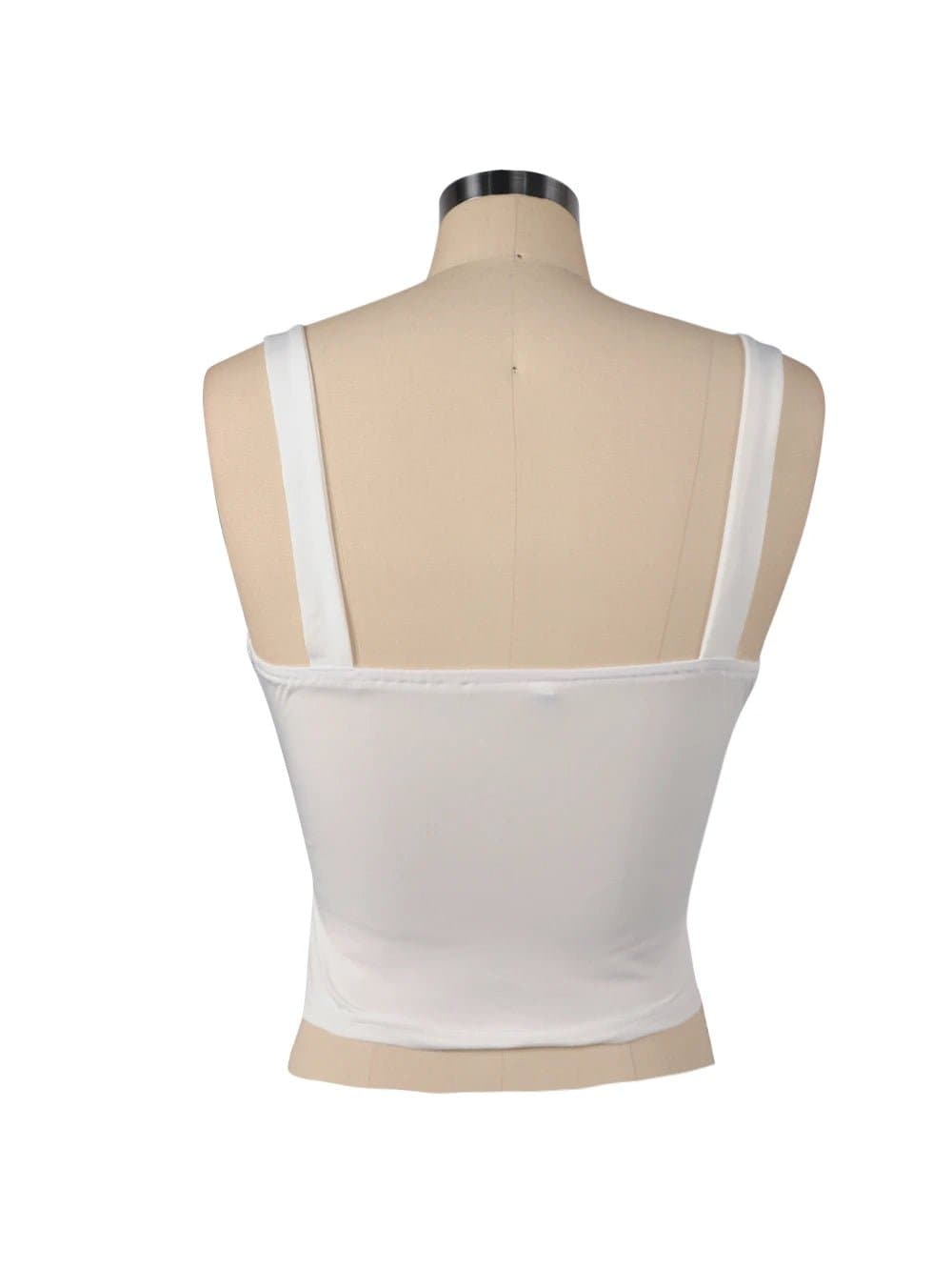 Hollow Out Short Crop Top - Sexy & Club Style, Silk Material - Wandering Woman