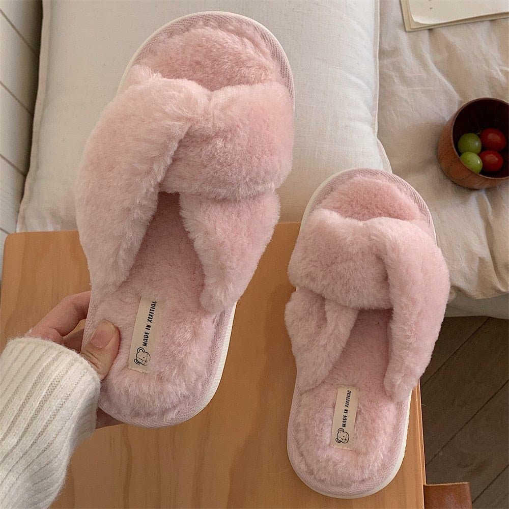 Indoor Soft Cotton Slippers - Wandering Woman