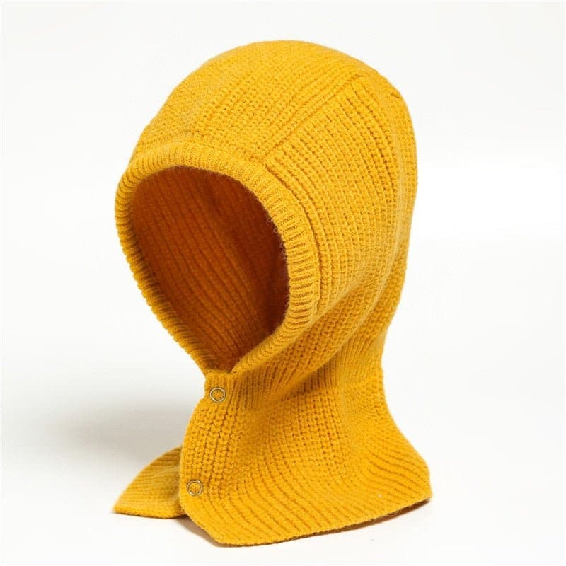 Knitted Cotton Cap Scarf - Wandering Woman