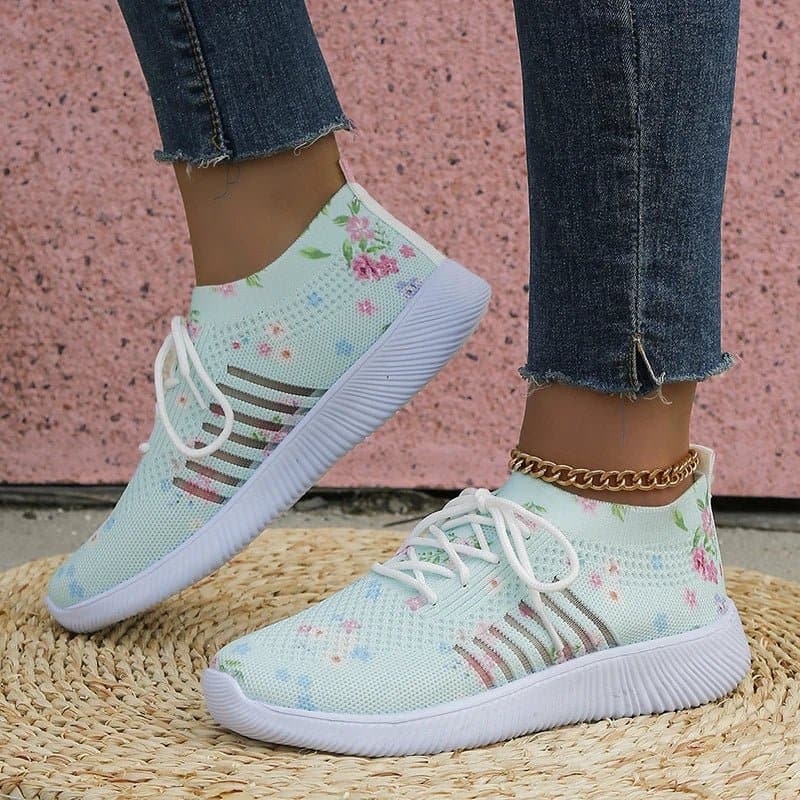Knitted Non-Slip Sneakers - Wandering Woman