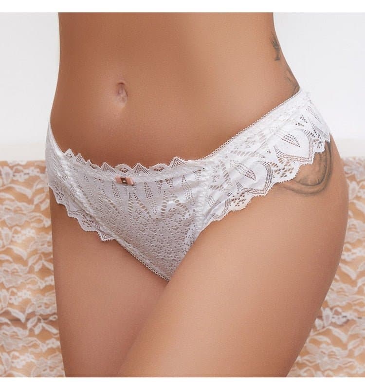 Lace Hollow Out Thong - Wandering Woman