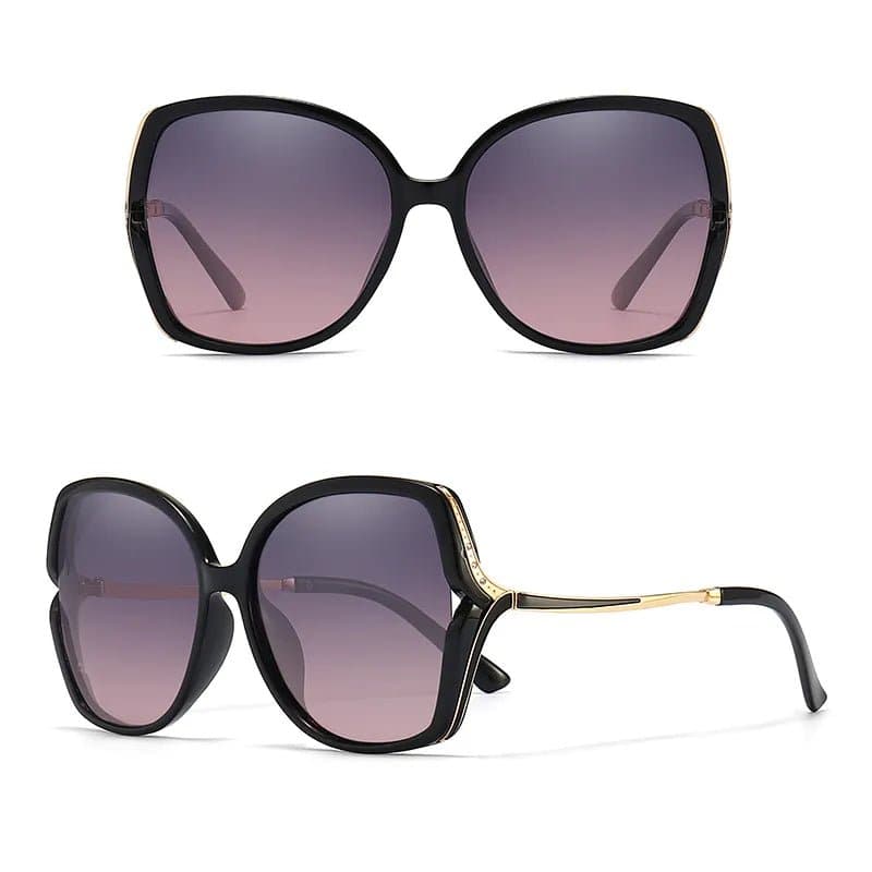 Ladies Polarized UV400 Diamond Sunglasses - Butterfly Style, Alloy Frame, TAC Lenses - Wandering Woman